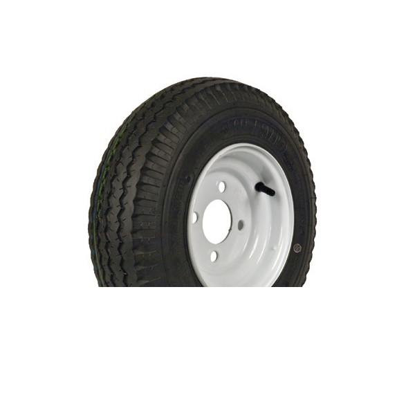 Kenda Loadstar 4.80-8 4-Lug 8" Bias Trailer Tire - White Solid