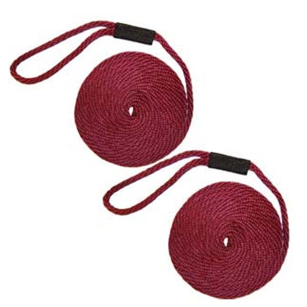 Softlines Boat Fender Line - Pair - Burgundy