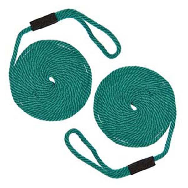 Softlines Boat Fender Lines - Pair - Teal