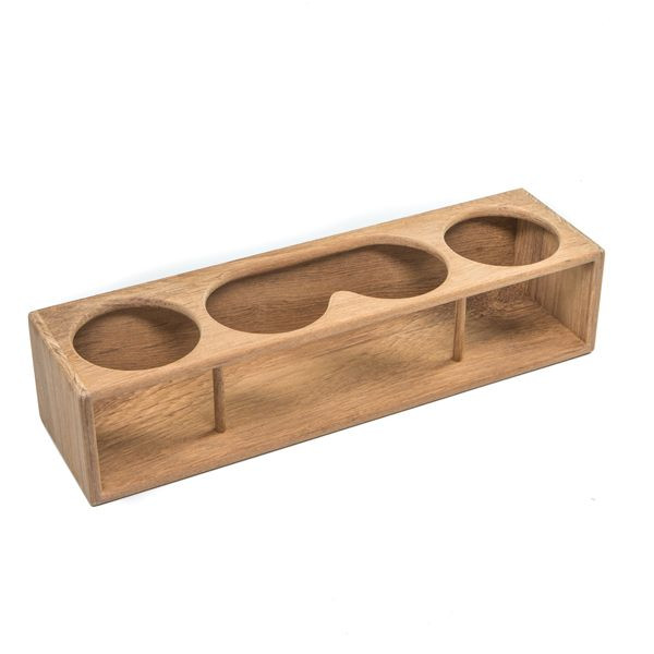 Whitecap Teak Four Insulated Drink/Binocular Rack