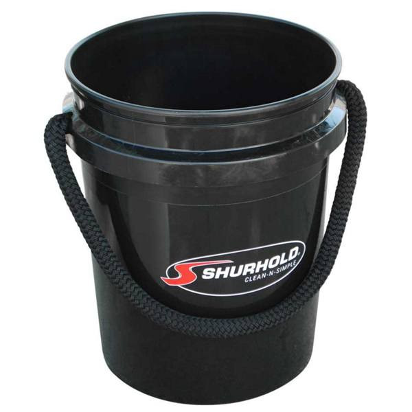 Shurhold Rope Handle Black Bucket 5 Gallon