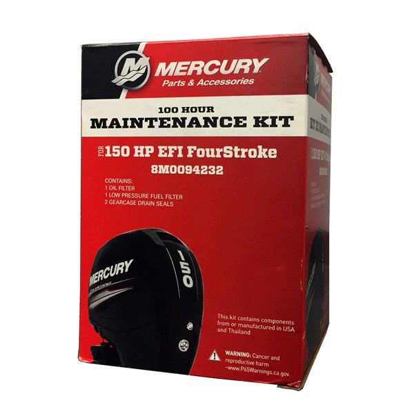 Mercury 100-Hour Maintenance Service Kit - 150 HP EFI FourStroke