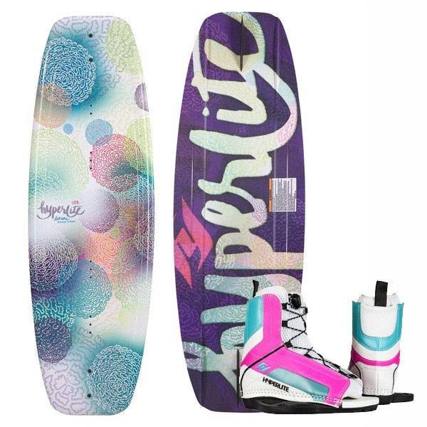 Hyperlite 2015 Divine Jr Wakeboard w/ Remix Girls Boots