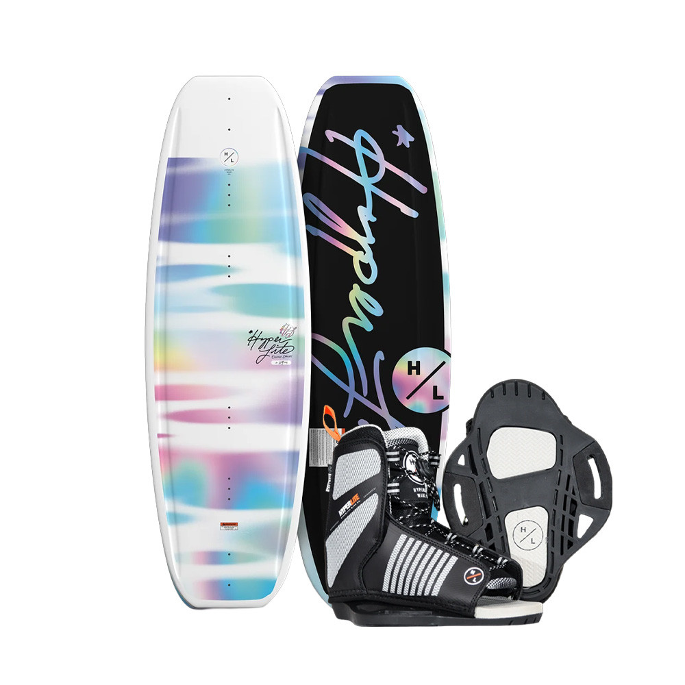 Hyperlite 119 Divine Jr Wakeboard w/ Remix K12-2 Boots