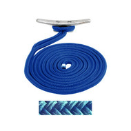 Sea Dog Braided Nylon Dock Line - Blue