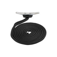 Sea Dog Braided Nylon Dock Line - Black
