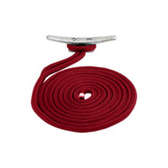 Sea Dog Braided Nylon Dock Line - Red
