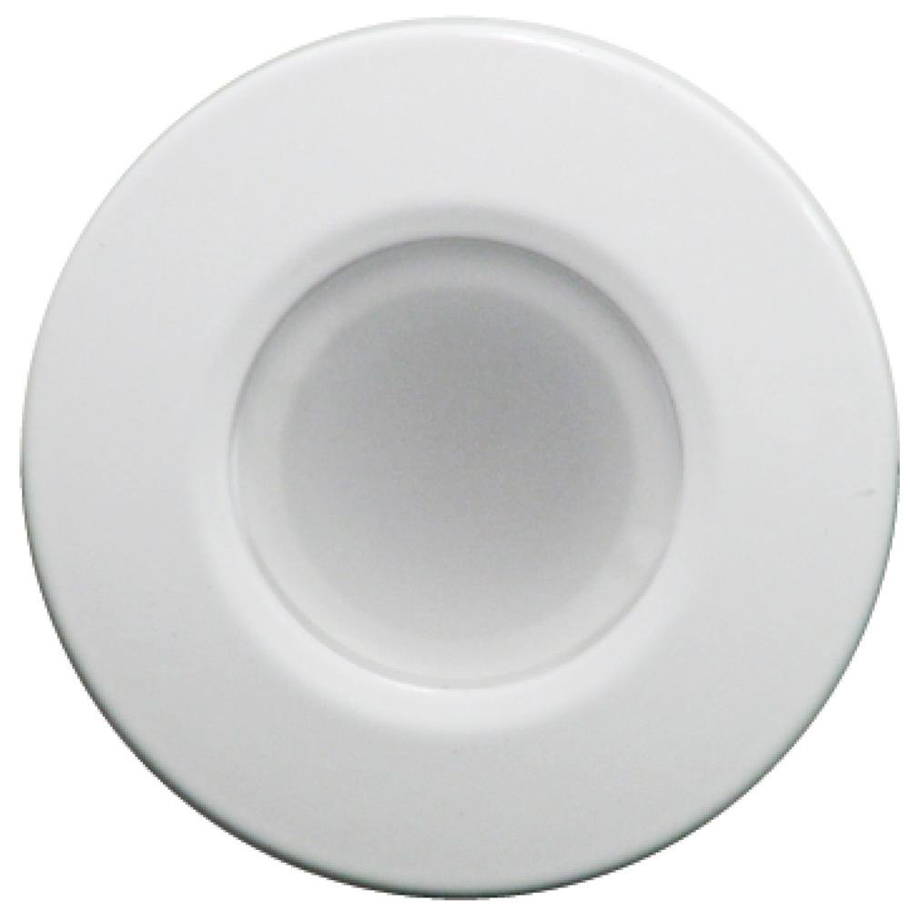 Lumitec 112521 Orbit - Flush Down Light - White Finish - 2-Color Blue