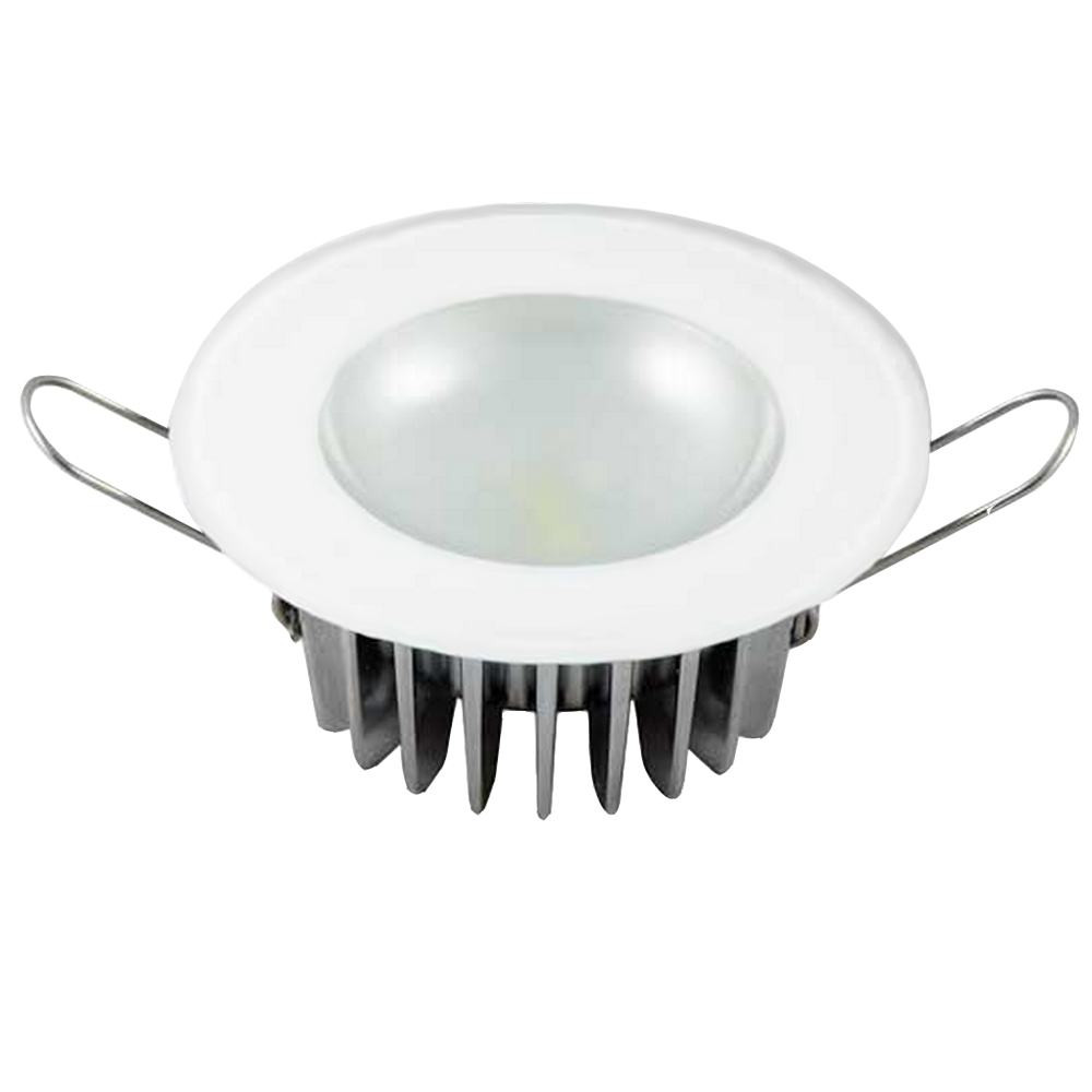 Lumitec 113198 Mirage Flush Mount Down Light - 3-Color Glass Finish
