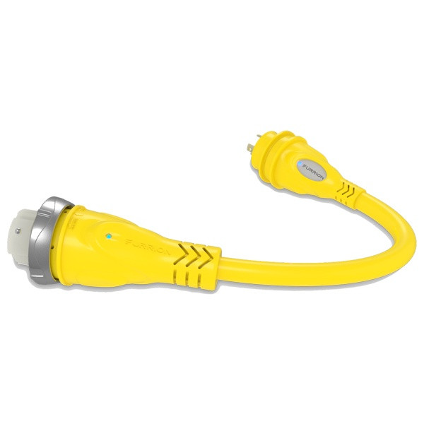 Furrion Pigtail Shore Power Adapter 50A Boat to 30A Dock