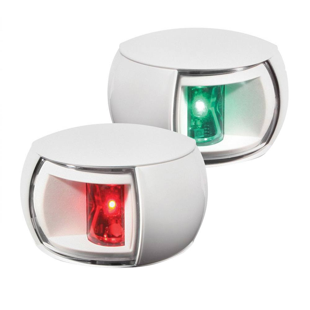 Hella Marine 980520911 NaviLED Port/Starboard Pair-2nm-Clear Lens/White