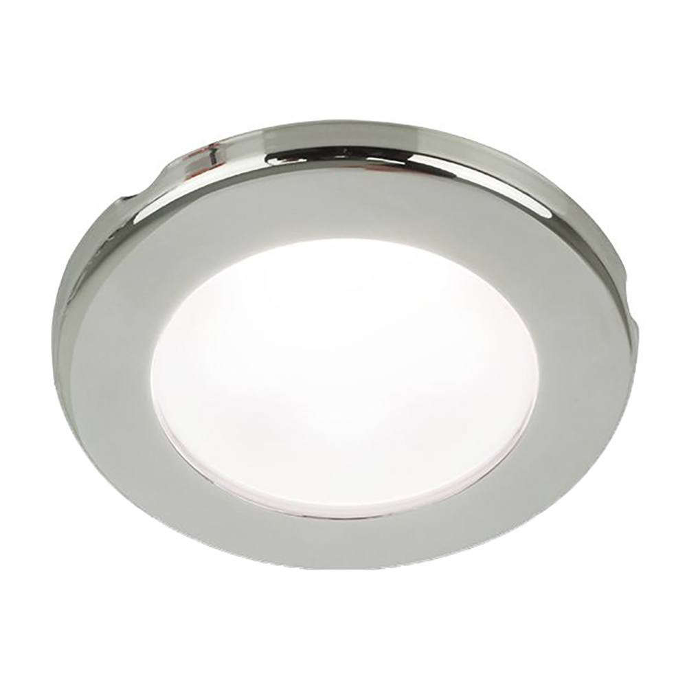 Hella Marine EuroLED 75 Stainless 3" Round Mount  Light- White LED 24V