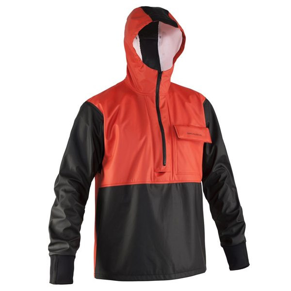 Grundens Grunden Neptune 103 Anorak Pullover - Orange - $99.99 at Wholesale Marine