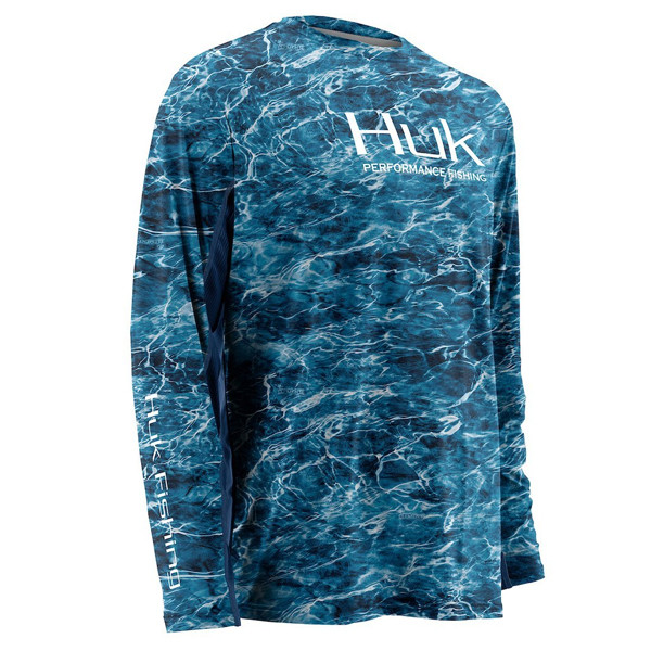 Huk Elements Bluefin Icon Long Sleeve Shirt