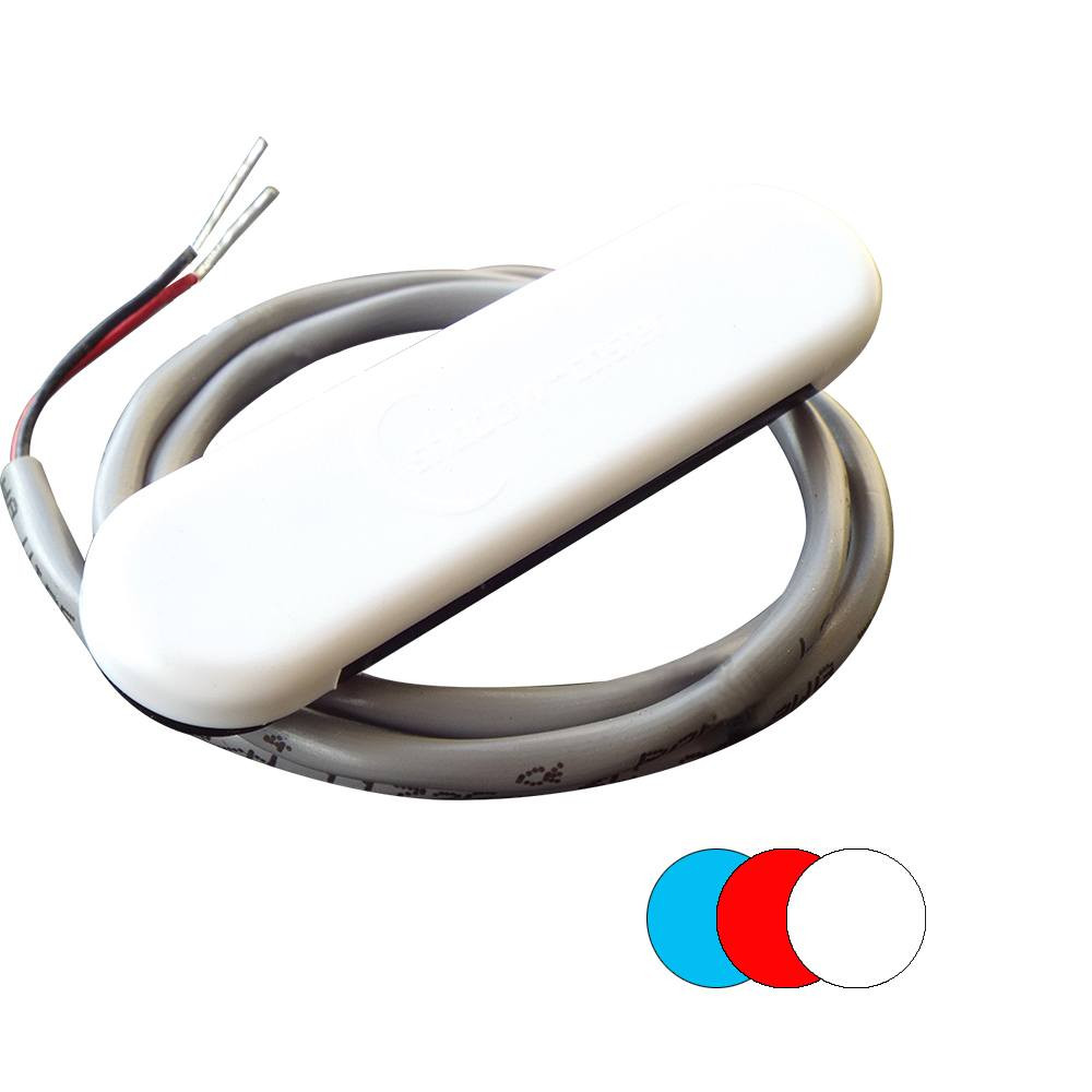 Shadow-Caster Color-Changing White, Blue  Red Dimmable - White Powder Coat Down Light