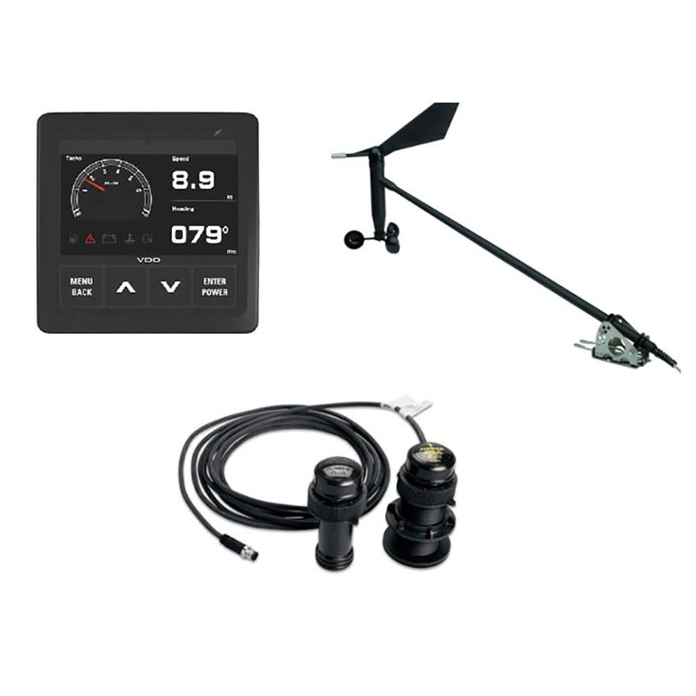 VDO Navigation Kit f/Sail, Wind Sensor, Transducer, Display  Cables