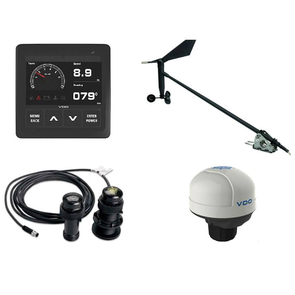 VDO Navigation Kit Plus f/Sail, Wind Sensor, Transducer, Nav Sensor, Display  Cables