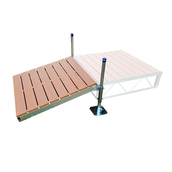 Patriot Docks Brown Aluminum Shore Ramp Kit 10352