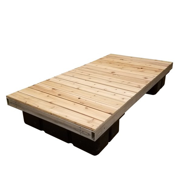 Patriot Docks Floating Platform w/ Cedar Decking