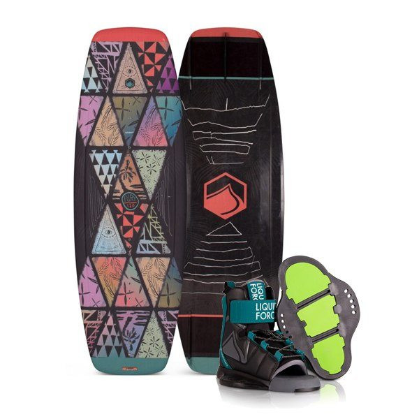 Liquid Force Fury Kid's Wakeboard w/ Rant Boots 2020