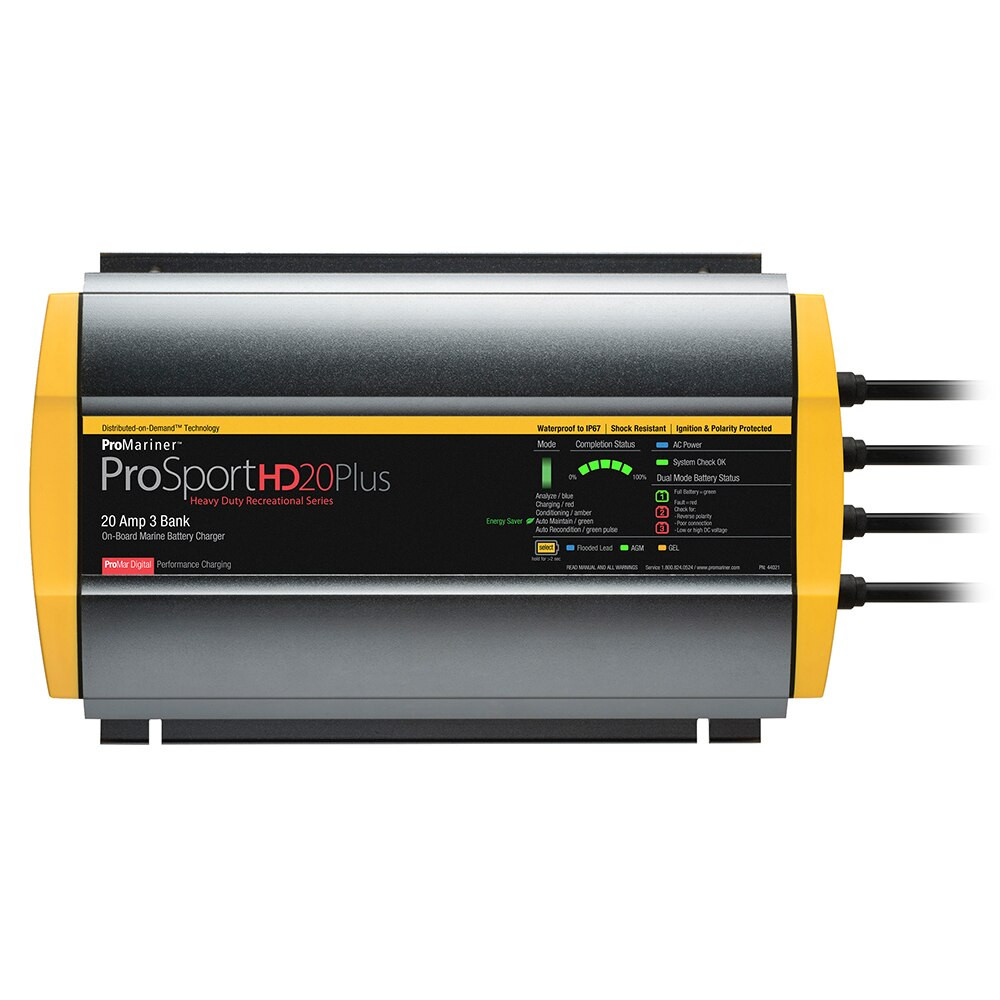 ProMariner ProSportHD Battery Charger 20 Amp - 3 Bank