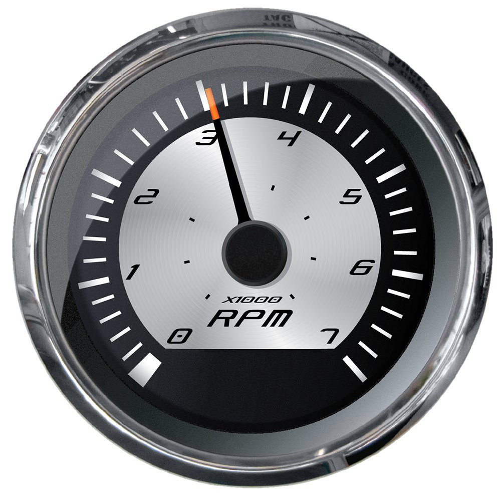 Faria Platinum 4" Tachometer - 7K RPM - Gas - I/O