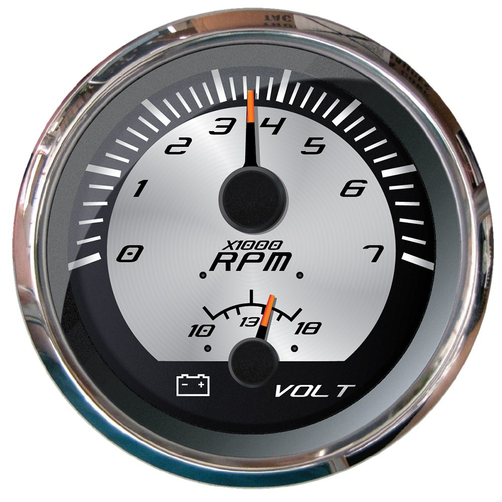 Faria Platinum 4" Multi-Function - 7K Tachometer/Voltmeter