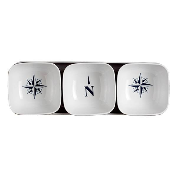 Northwind 4 Piece Melamine Snack Set