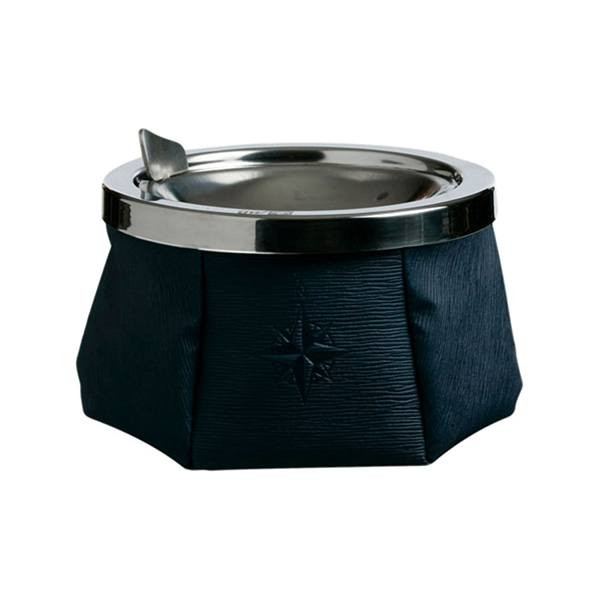 Windproof Navy Blue Ashtray w/ Lid
