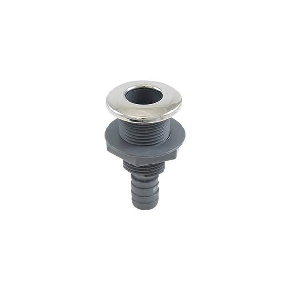 Whitecap Nylon Straight Thru-Hull w/ Barb