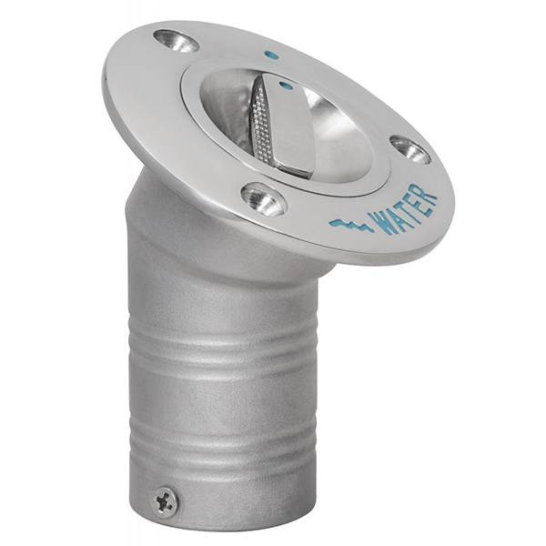 Whitecap Stainless Angled EPA Pull Up Deck Fill - Water