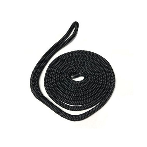 Gen3 Marine Double Braid Nylon Dock Line - Black