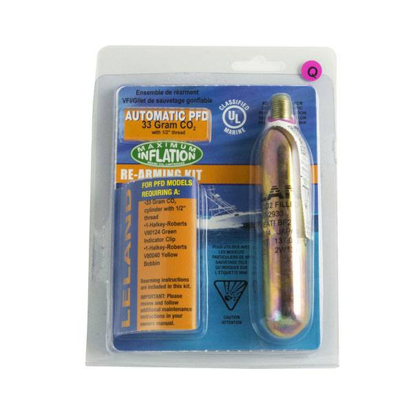 FLOWT 33 Gram Auto/Manual Inflatable Vest Re-Arm Kit