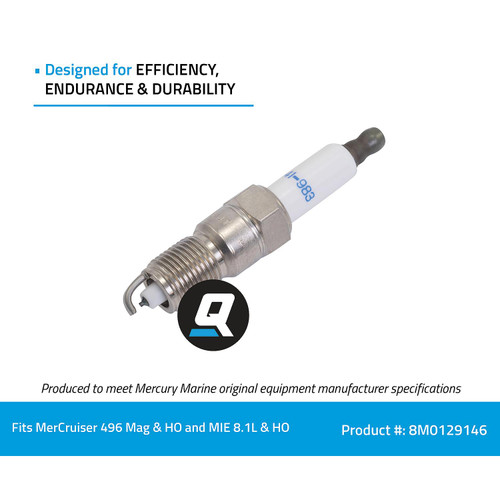 Quicksilver 8M0129146 AC Spark Plug 41-983 | Wholesale Marine