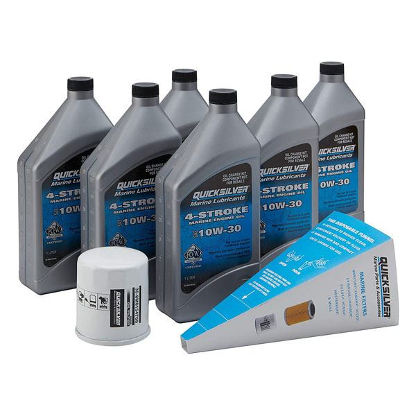 Quicksilver 8M0162420 Yamaha 4-Stroke F200-F250 Oil Change Kit