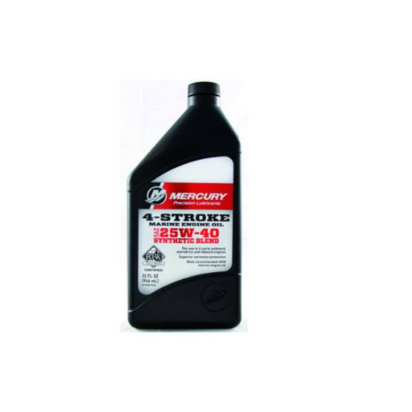 Mercury 8M0078629 25W40 4-Stroke Synthetic Engine Oil