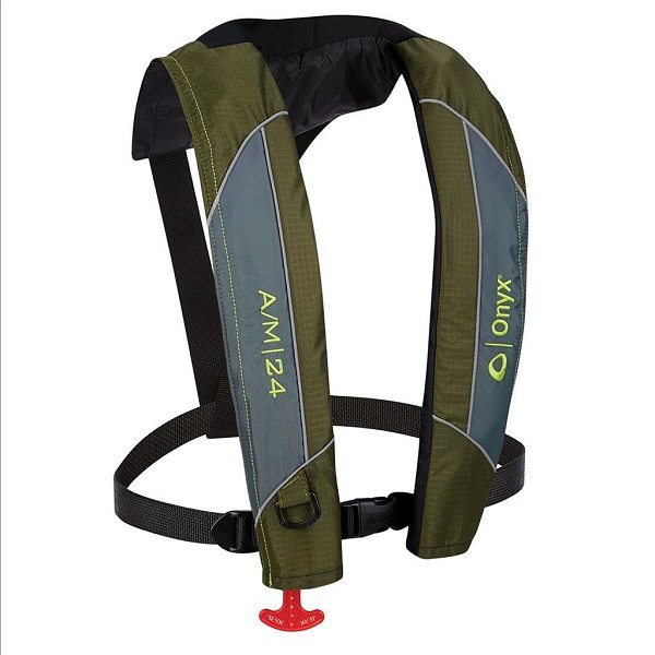 Onyx A/M-24 Green Auto/Manual Inflatable Life Vest