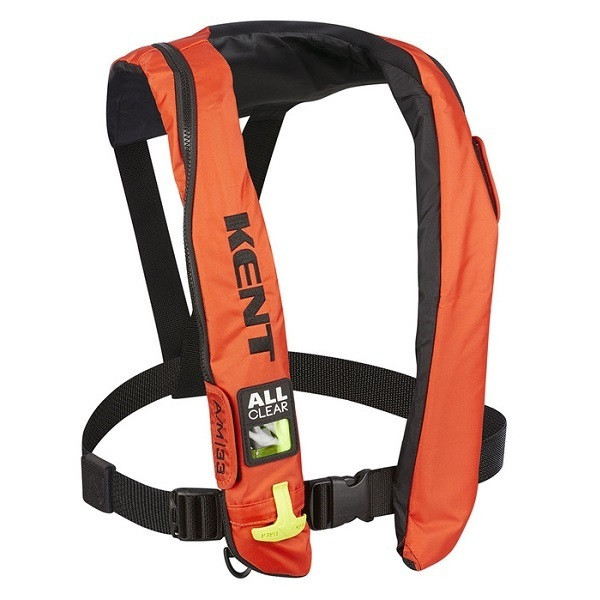 Kent A/M-33 Orange Auto/Manual Inflatable Life Vest