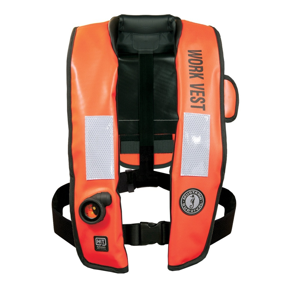Mustang MD318802-2-0-202 Inflatable HIT Work Vest - Orange