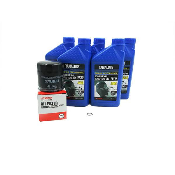 Yamalube 10W30 Oil Change Kit - Yamaha F150-F200