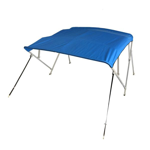 Gen3 Marine 4 Bow Pontoon Bimini Top 54 H x 8 L 91-96 W Breathable UV-Mildew Resistant Fabric, Free Rear Support Poles