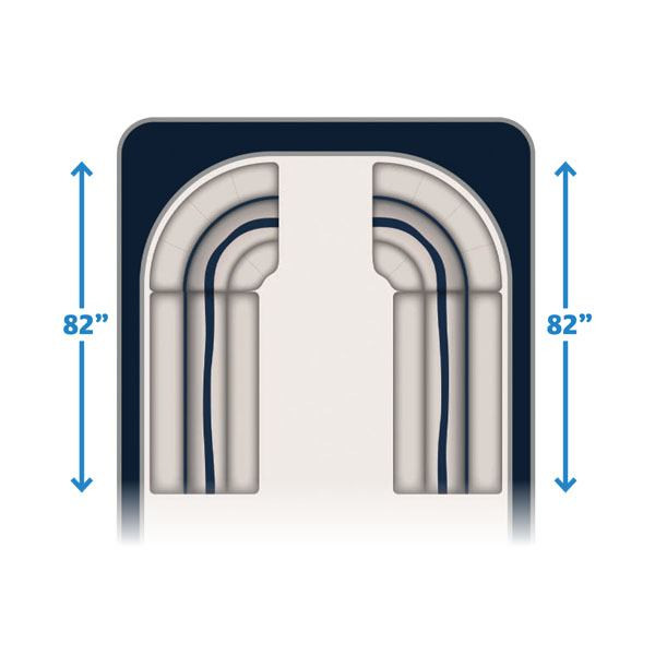 Wise Premier Radius Bow Pontoon Furniture Set