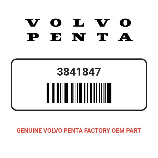 Volvo Penta 3841847 Exhaust Pipe