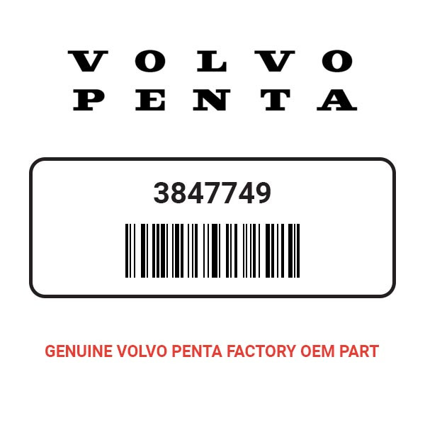 Volvo Penta 3847749 Exhaust Pipe