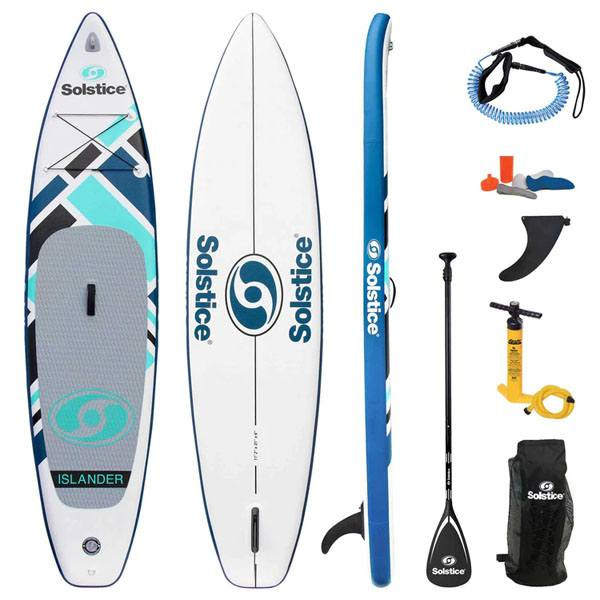 Solstice Islander Inflatable Stand Up Paddle Board Kit