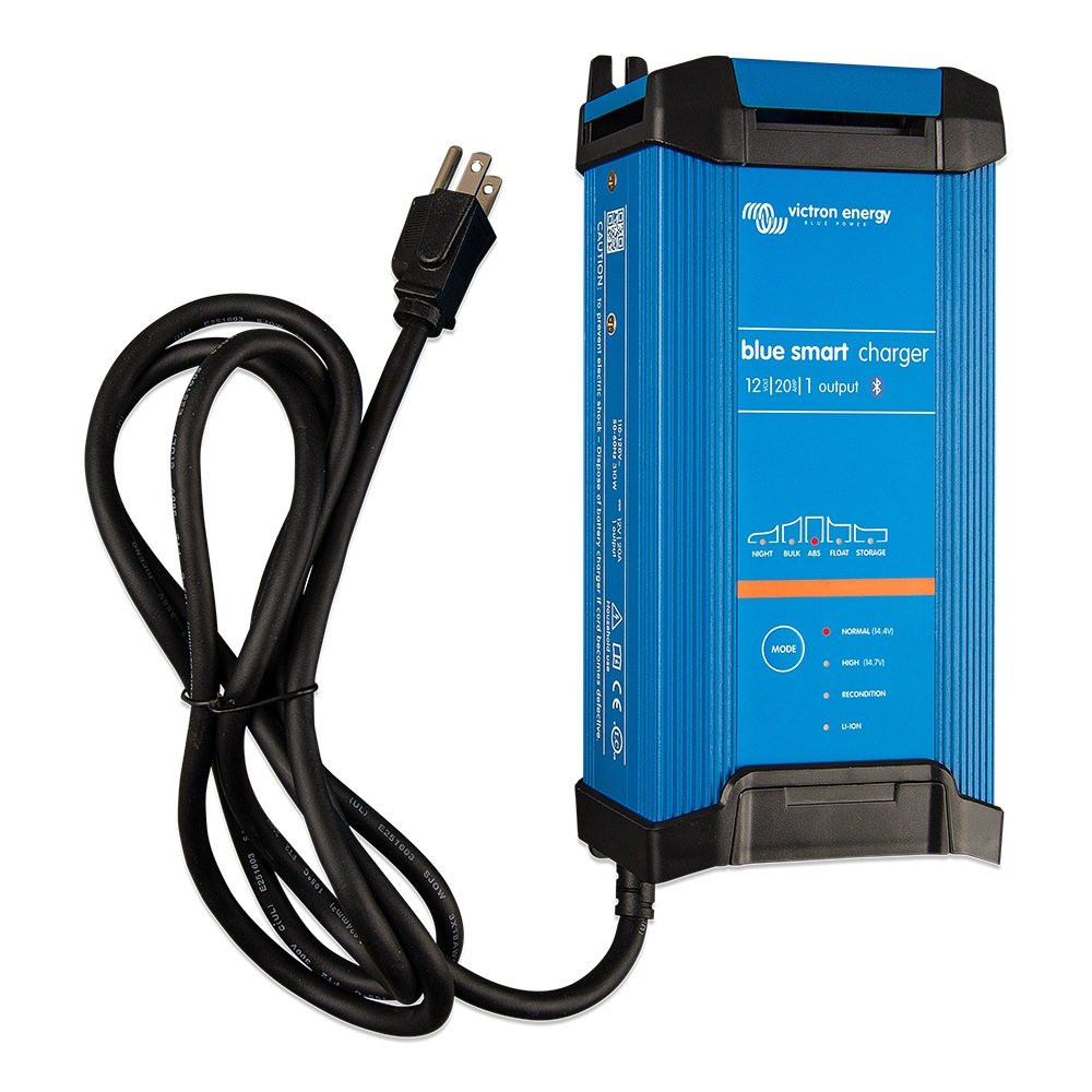 Victron BPC122046102 Blue Smart IP22 12VDC 20A 3 Bank 120V Charger - Dry Mount
