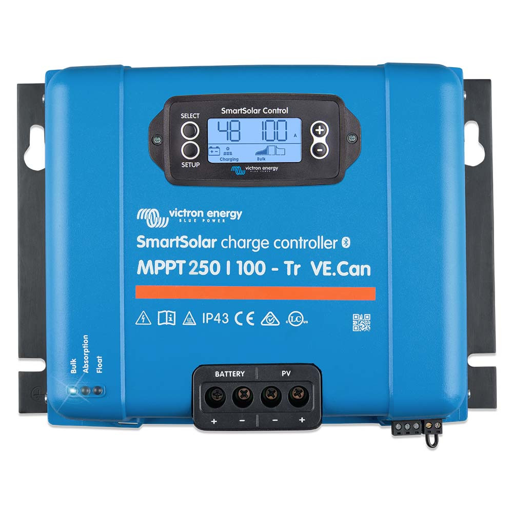 Victron SCC125110412 SmartSolar MPPT Solar Charge Controller - 250V - 100Am- VE.CAN Port