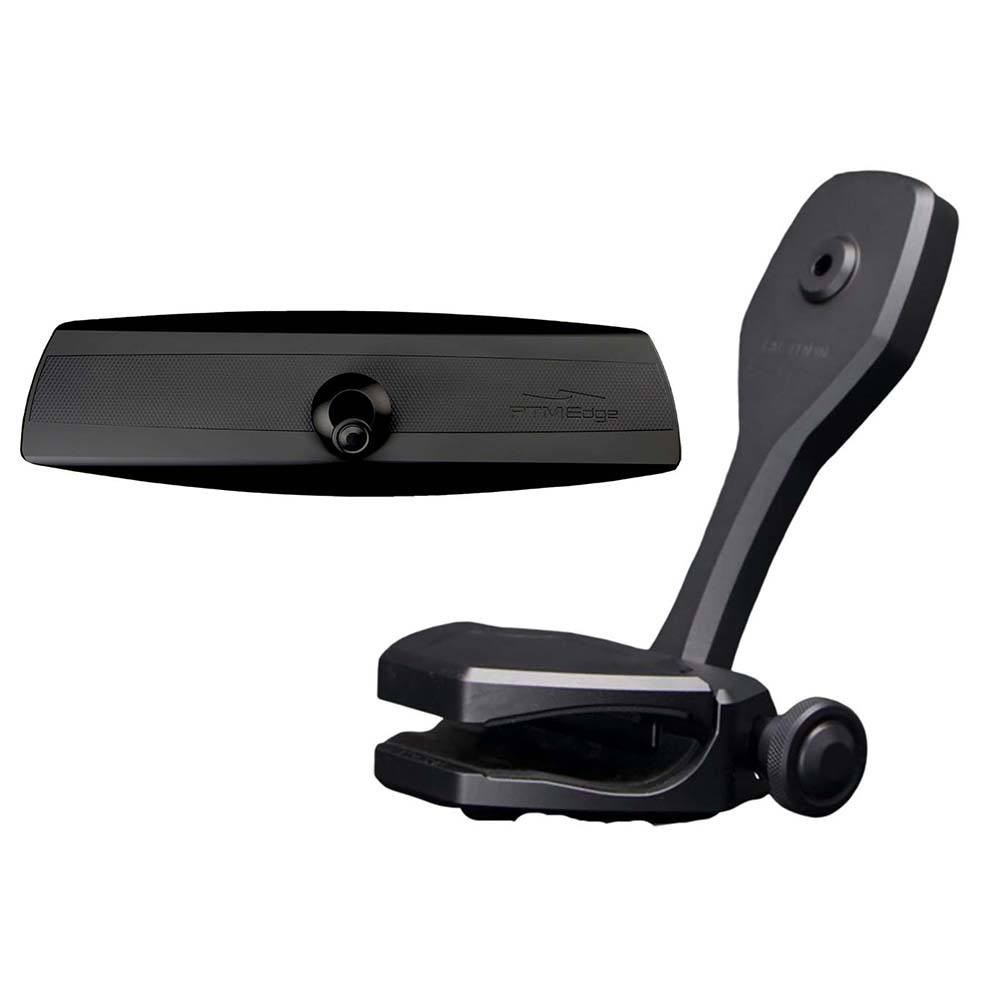 PTM Edge Mirror/Bracket Kit w/VR-140 Elite Mirror (Black)