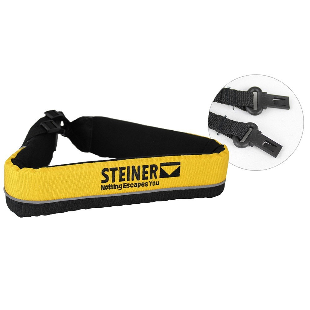 Steiner 76803 Yellow Floating Strap f/ Select ClicLoc Binoculars