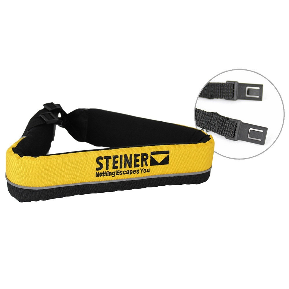 Steiner 76804 Yellow Floating Strap f/ Navigator Pro 7 x 30 ClicLoc Binoculars